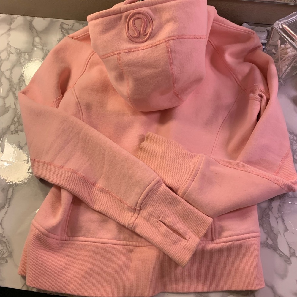 Lululemon baby pink SCUBA hoodie 10